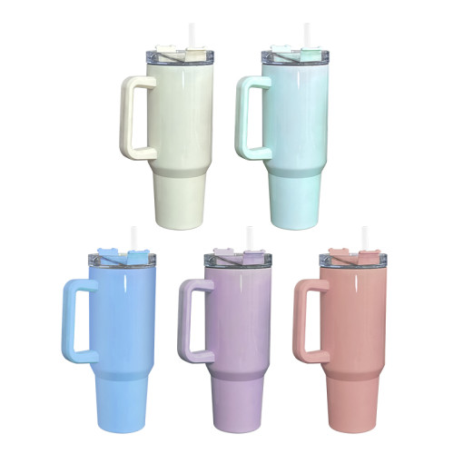 40oz Matte Macaron Hogg Sublimation Tumblers With Handle Double Wall  Vacuum, Third Generation Travel Mug Wholesale B0070 From Zw_shoes, $6.61