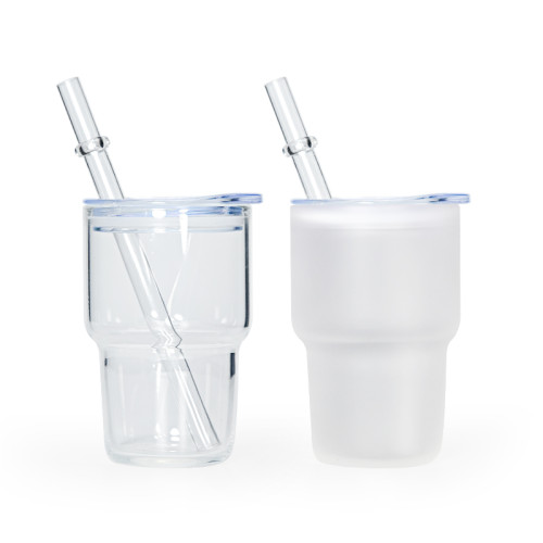 RTS USA warehouse glass 3oz Clear/Frosted sublimation mini tumblers/shot glasses