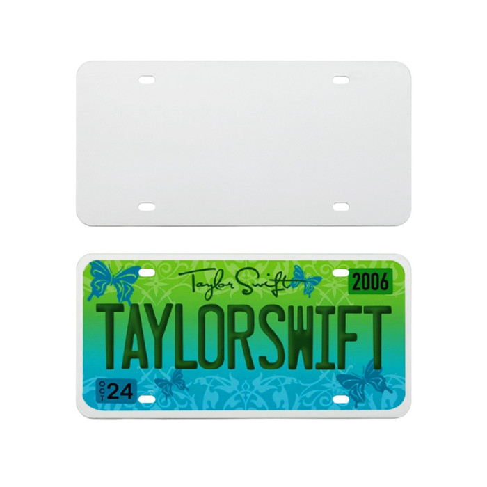 RTS USA Warehouse 11.8*5.9*0.02 inches sublimation aluminum licence plate