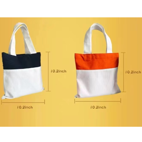 China Warehouse 10*10 inches Sublimation Candies Tote Bag for Halloween