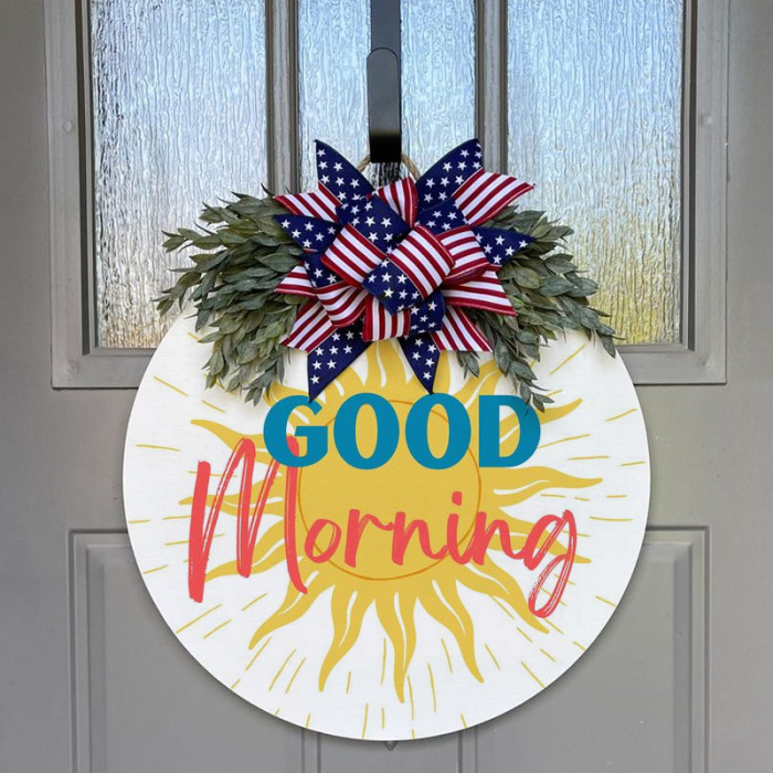 China Warehouse 30pcs 12 in MDF Sublimation Round Door Hanger