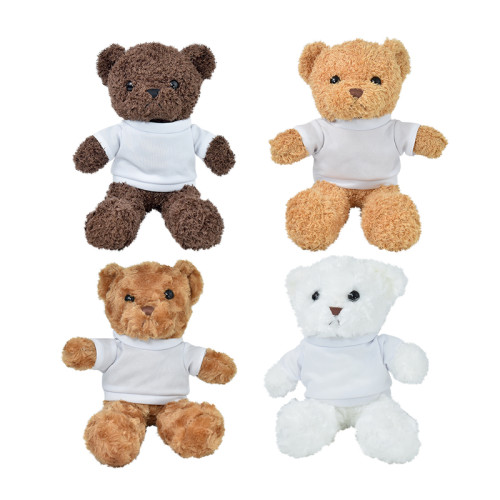 RTS US Warehouse Teddy Bear Doll with white shirt