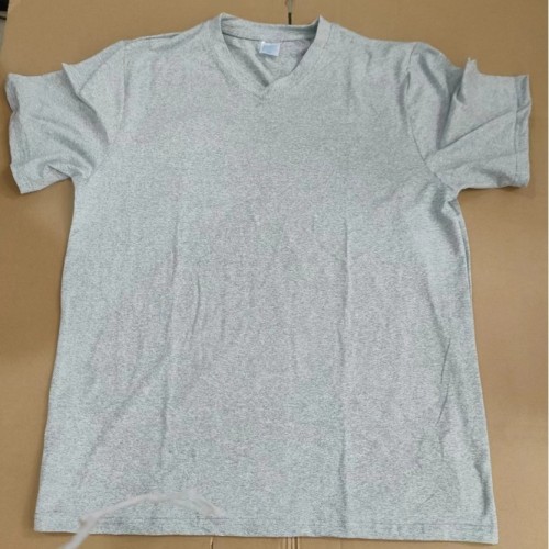 RTS USA warehouse  US size Polyester Sublimation V-neck T-Shirt