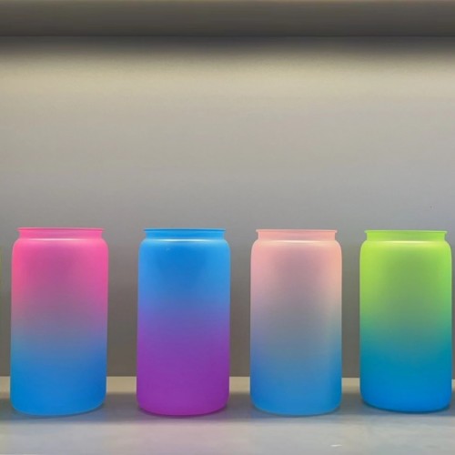 China warehosue 16oz Matte Colorful Plastic Cups