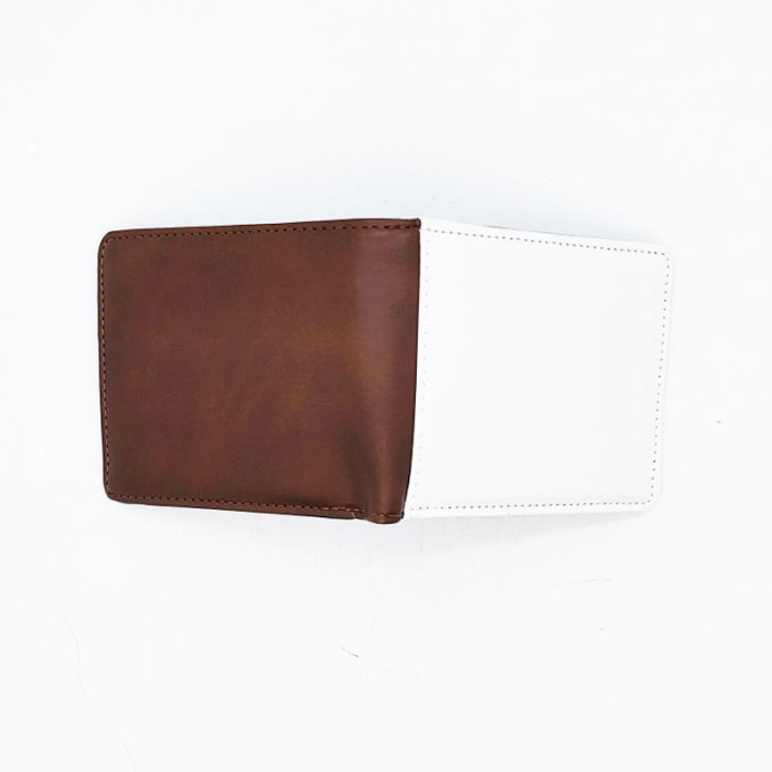 China warehouse PU leather sublimation wallet