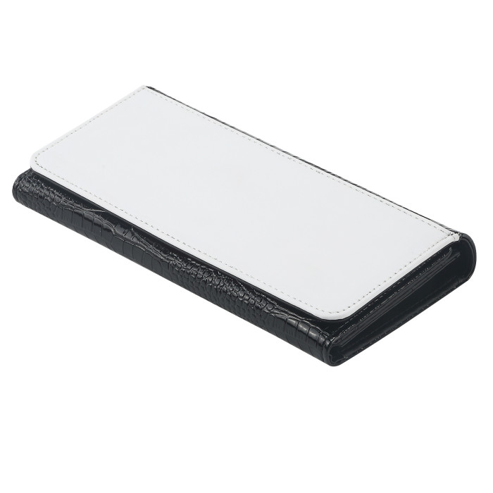 China warehouse PU Leather Sublimation Long Wallet