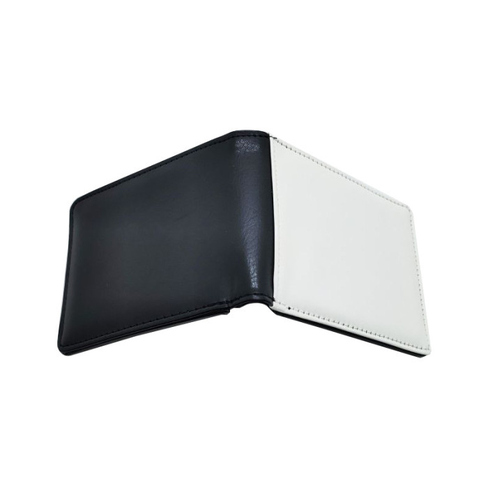 China warehouse PU leather sublimation wallet