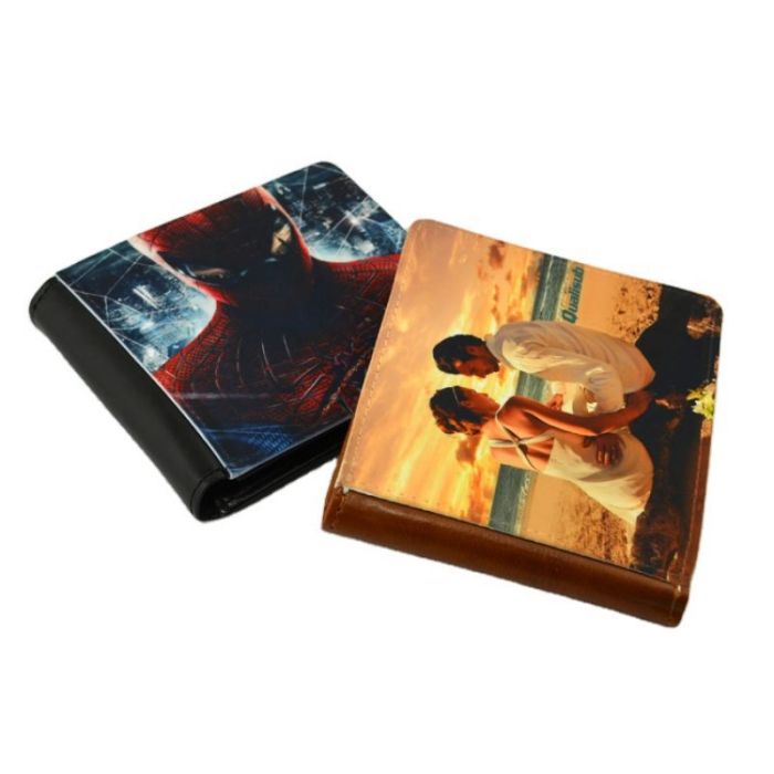 China warehouse PU leather sublimation wallet