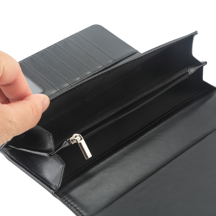China warehouse PU Leather Sublimation Long Wallet