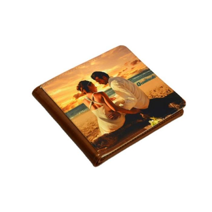 China warehouse PU leather sublimation wallet
