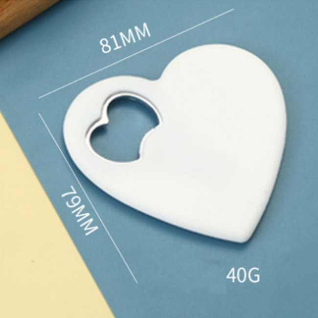China warehouse Sublimation Magnetic Bottle Opener