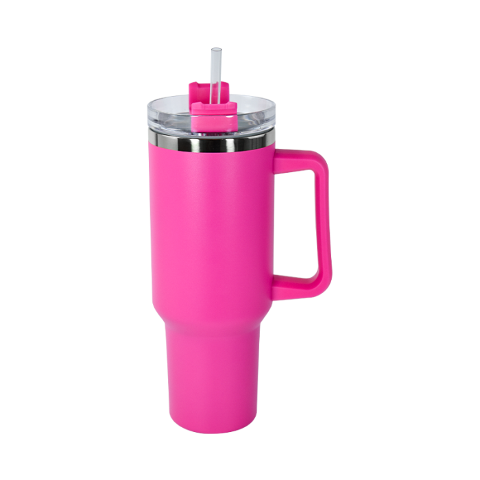 China Warehouse 40OZ powder coated travel tumblers/mugs