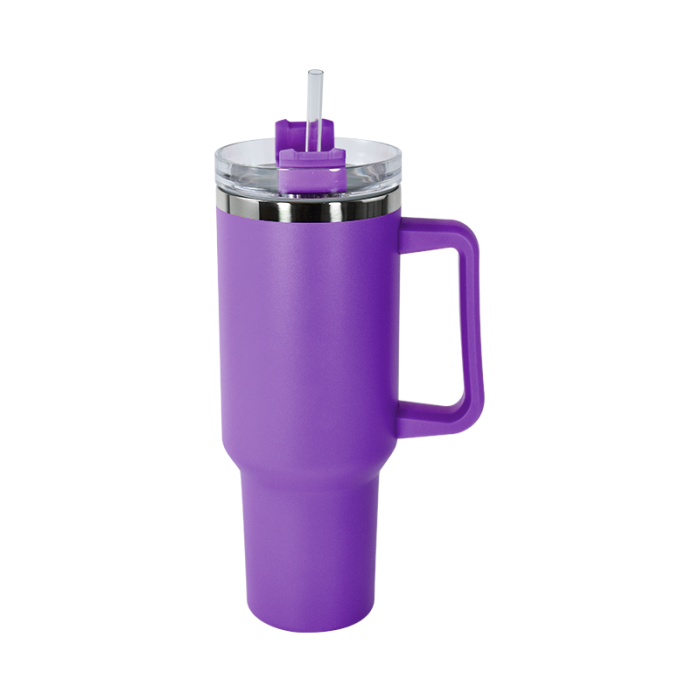 China Warehouse 40OZ powder coated travel tumblers/mugs