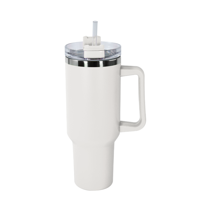 China Warehouse 40OZ powder coated travel tumblers/mugs
