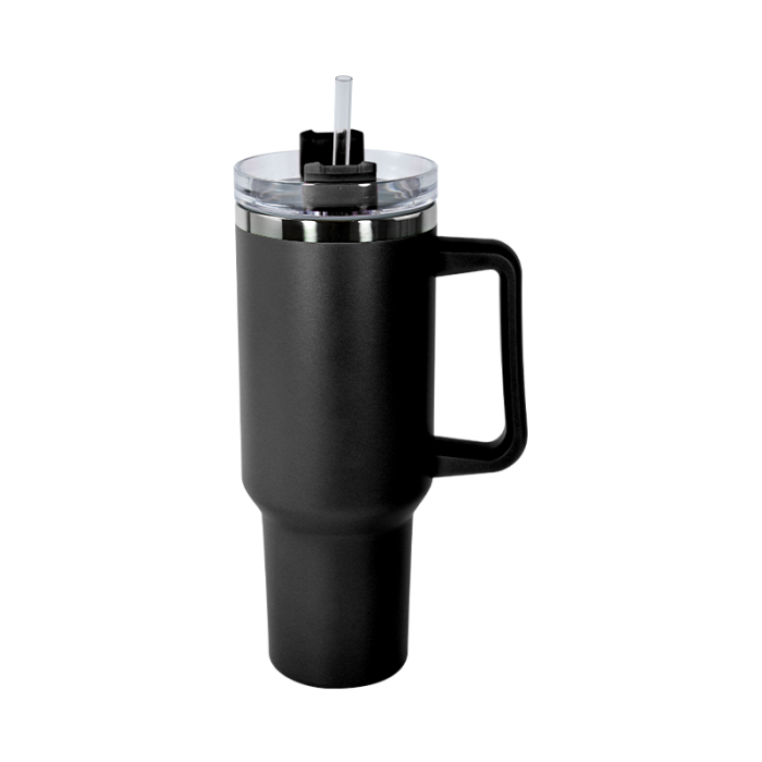 China Warehouse 40OZ powder coated travel tumblers/mugs