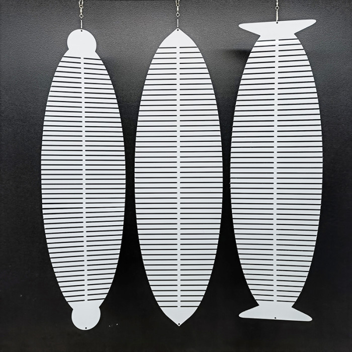 China Warehouse Fishbone Aluminium sublimation wind spinner