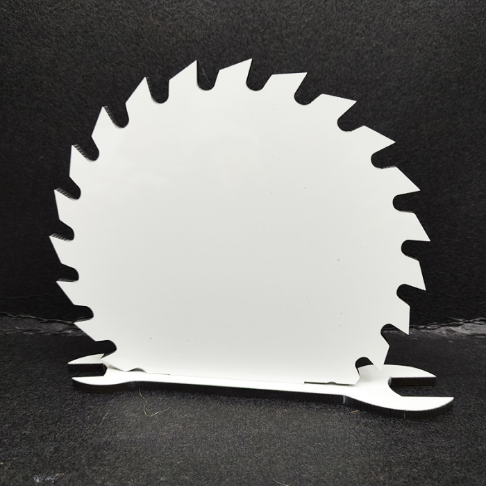 China Warehouse Sublimation MDF Blade Wrench Woodblock(Double side for sublimation)