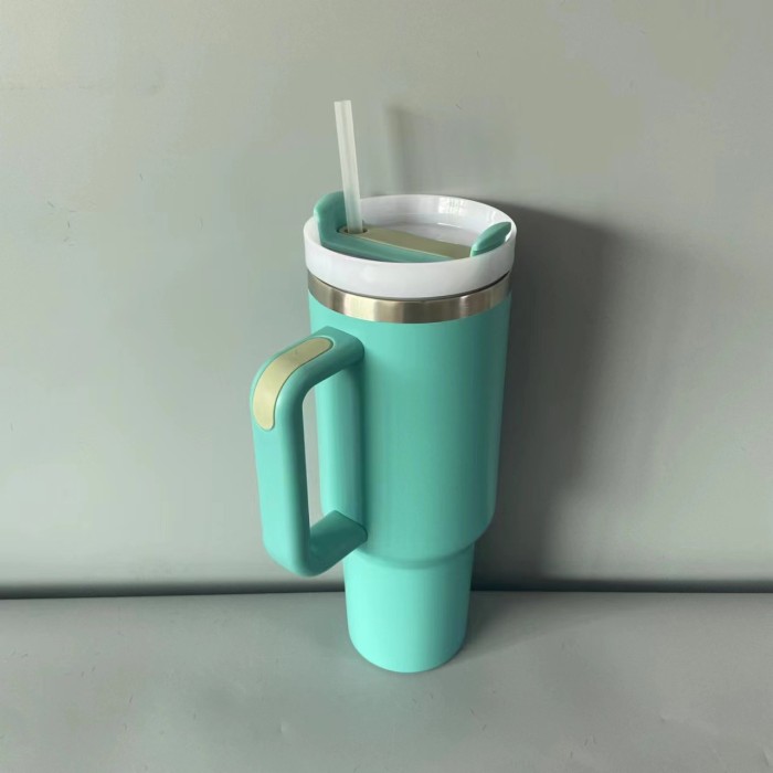 China Warehouse H2 40OZ powder coated travel tumblers