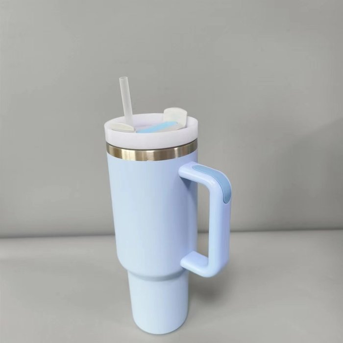 China Warehouse H2 40OZ powder coated travel tumblers