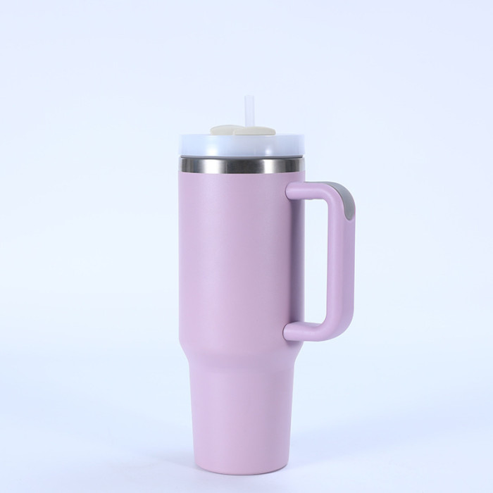 China Warehouse H2 40OZ powder coated travel tumblers