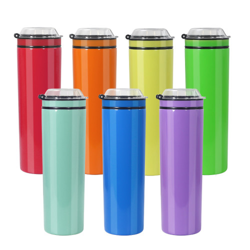 RTS US Warehouse Colored 20oz curve tumbler with snack lid(Not for sublimation)