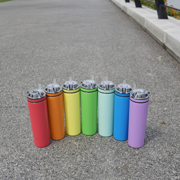 RTS US Warehouse 25pcs Colored 20oz curve tumbler with snack lid(Not for sublimation)