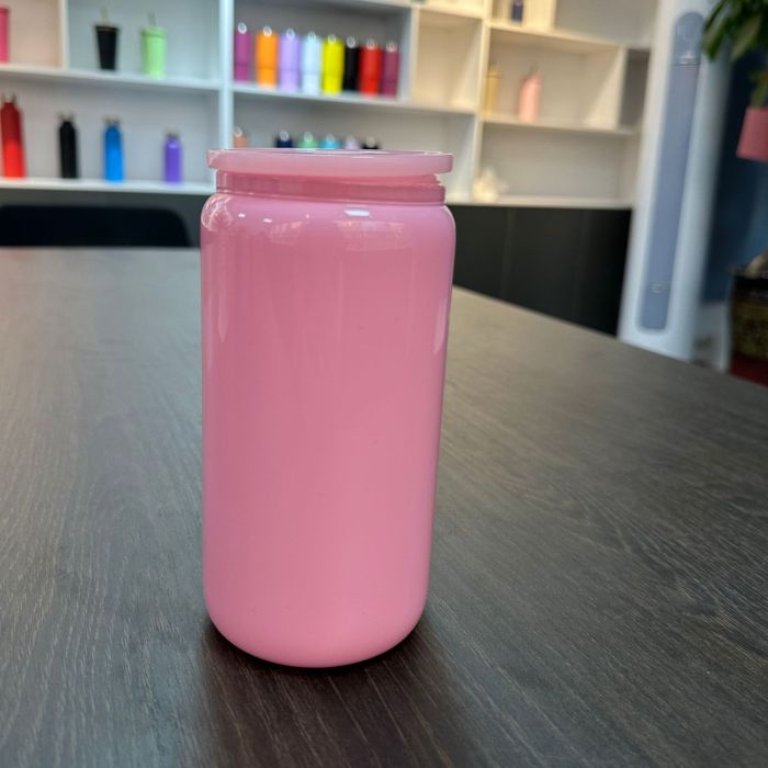 US Warehouse 16oz Colored sublimation glass Cup( black color is not for sublimation) Libby Cups