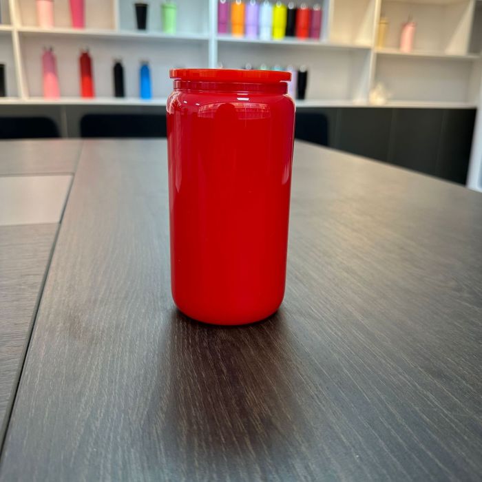 US Warehouse 16oz Colored sublimation glass Cup( black color is not for sublimation) Libby Cups