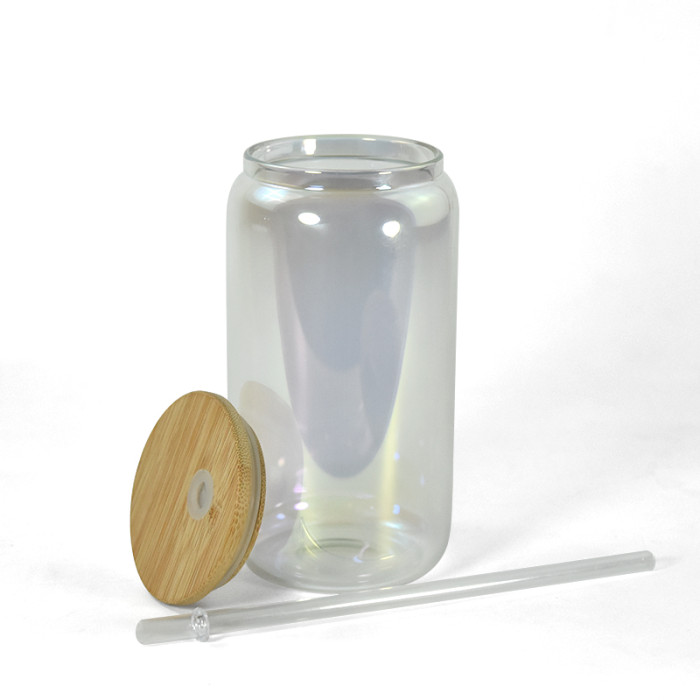 RTS US Warehouse 16oz electroplation sublimation glass Cup