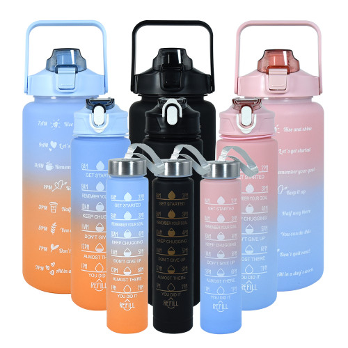 RTS US Warehouse plastic sports water bottle (Not for sublimation)