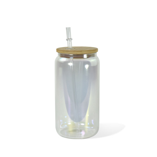 RTS US Warehouse 16oz electroplation sublimation glass Cup