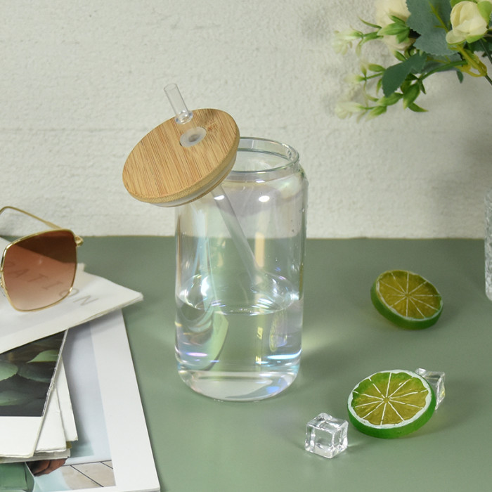 RTS US Warehouse 16oz electroplation sublimation glass Cup