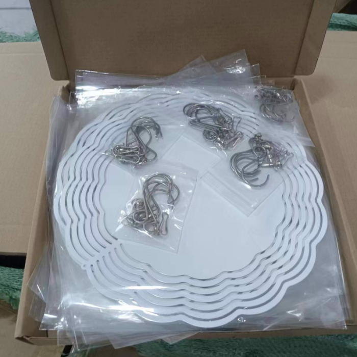 RTS US Warehouse mixed 8 in and 10 in Aluminium sublimation wind spinner