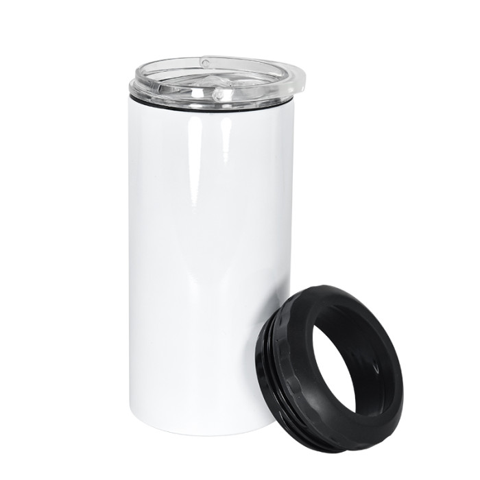 US Warehouse 16 oz 4 in 1 sublimation can cooler with opener