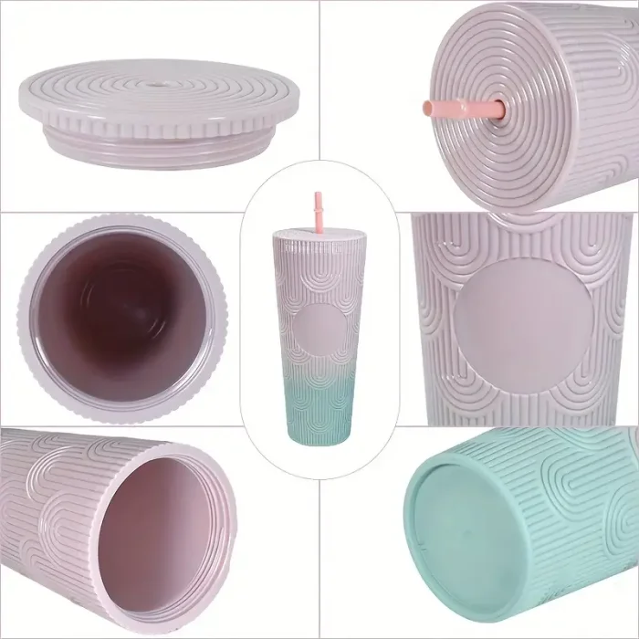 US warehosue BPA Free 24oz Plastic  Double Wall Cup
