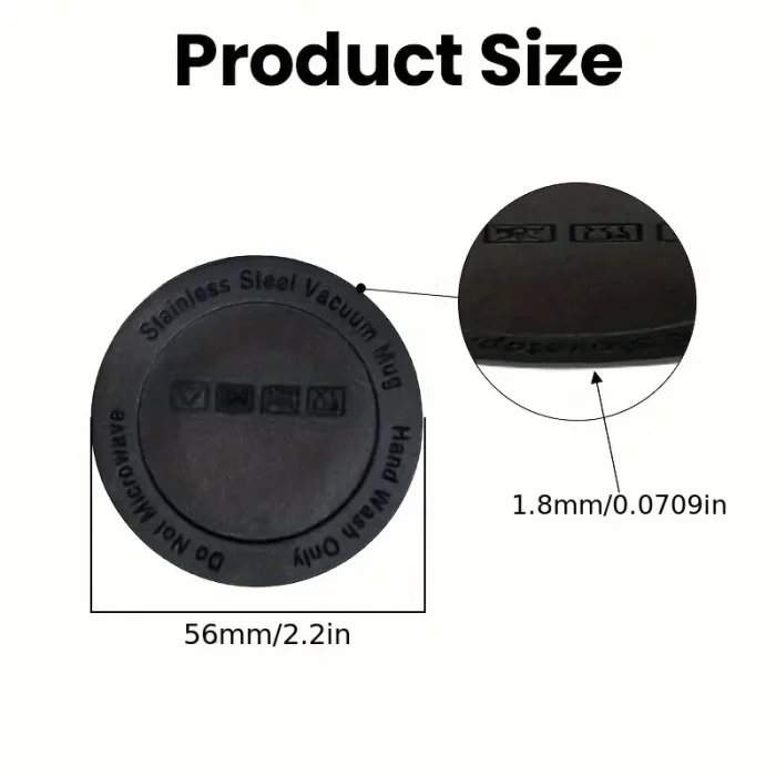 RTS US Warehouse 56mm*1.8mm rubber bottom for 20oz/15oz straight skinny tumbler