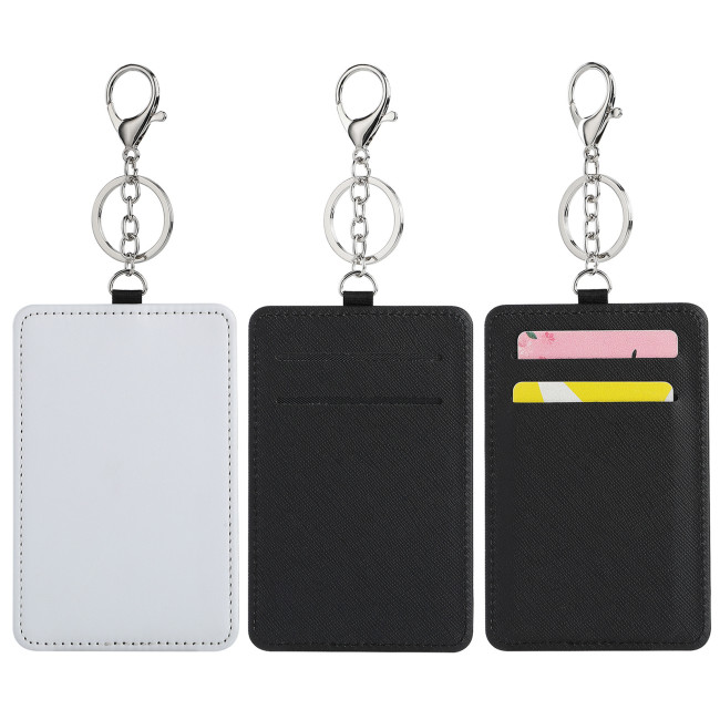 China warehouse sublimation PU leather Card Holder