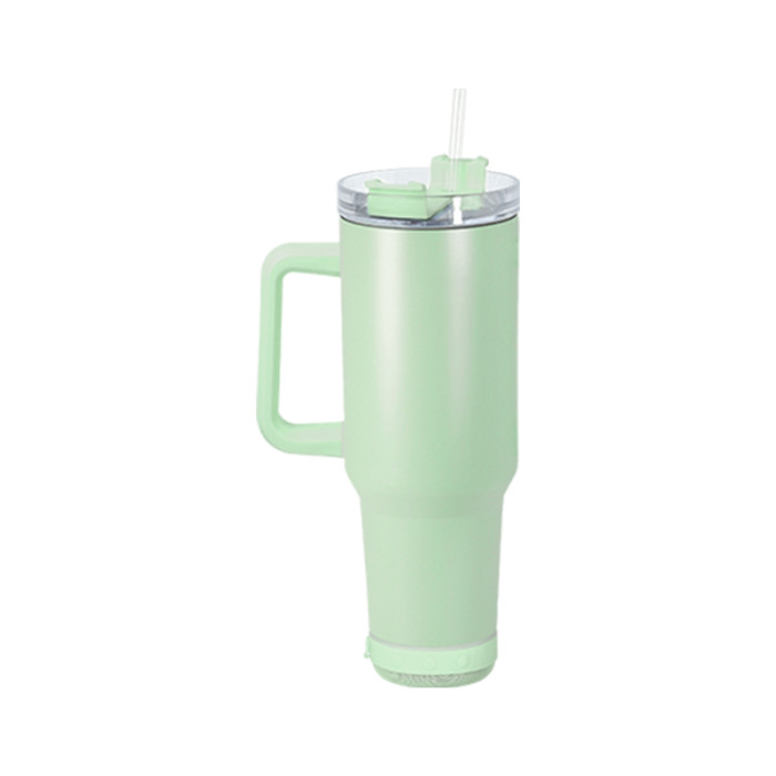 US Warehouse Matte Colored 40OZ sublimation blanks Speaker Tumbler Music Tumbler