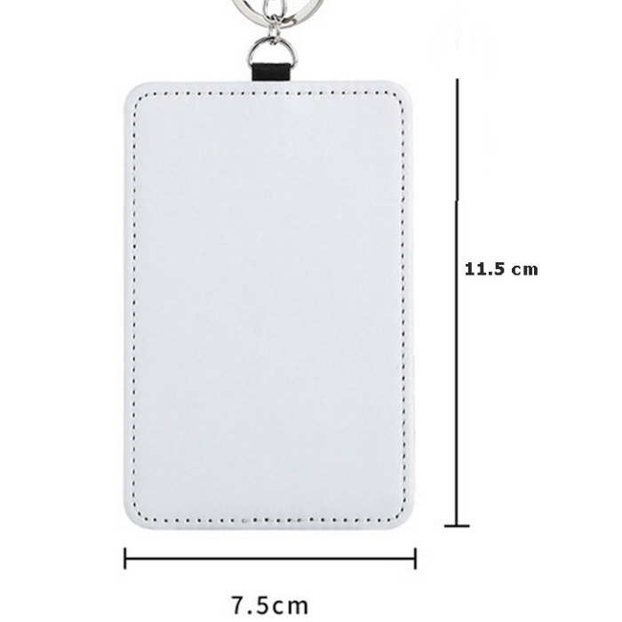 China warehouse sublimation PU leather Card Holder