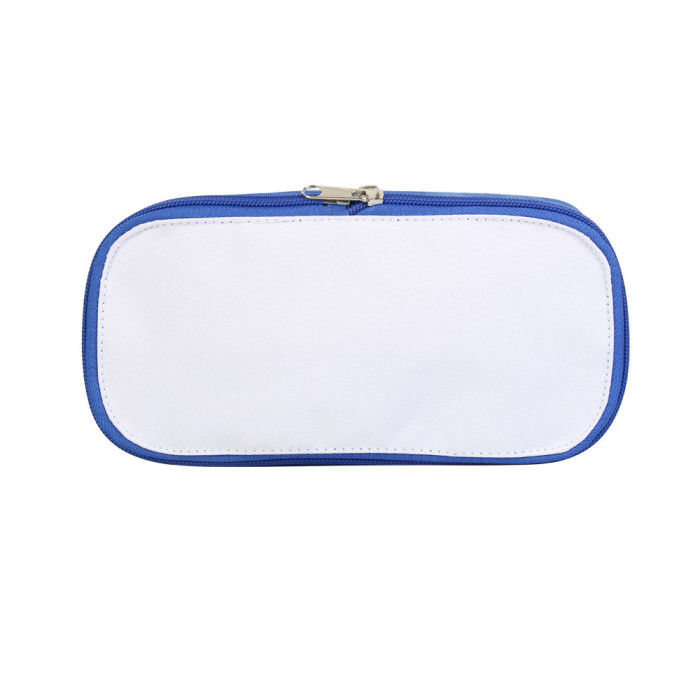 China Warehouse Polyester Sublimation Pencil Bags/Makeup Bags