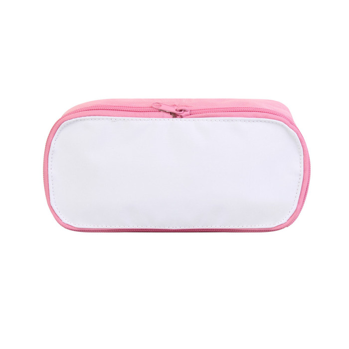 China Warehouse Polyester Sublimation Pencil Bags/Makeup Bags