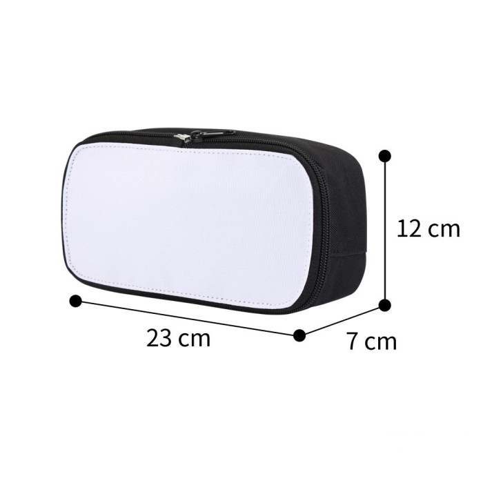 China Warehouse Polyester Sublimation Pencil Bags/Makeup Bags