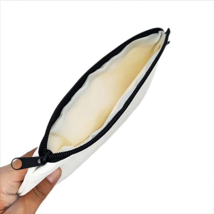 China Warehouse Flax Sublimation Makeup Bags/Pencil Bags