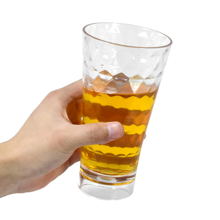 US Warehouse Clear Plastic 18oz beer Mug(Not for sublimation),BPA FREE
