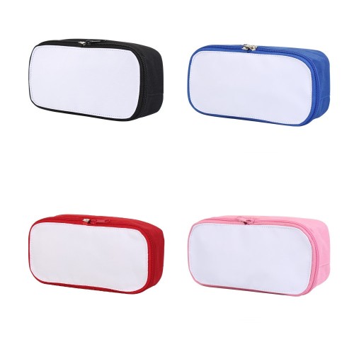 China Warehouse Polyester Sublimation Pencil Bags/Makeup Bags