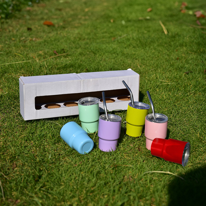 US Warehouse 3oz Sublimation Mini Cup With Drying Rack