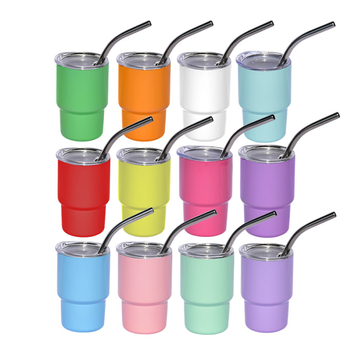 US Warehouse 3oz Sublimation Mini Cup With Drying Rack