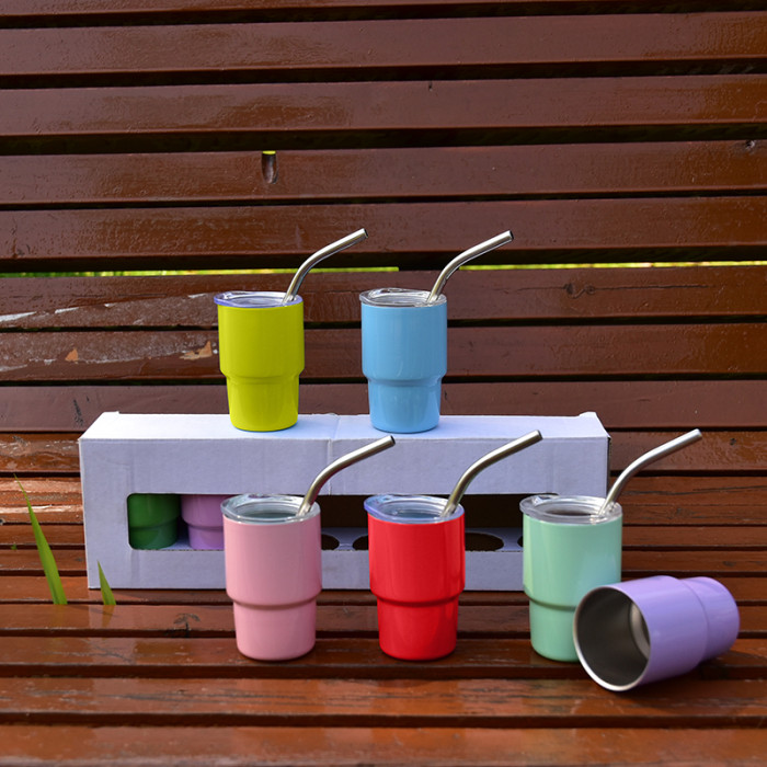 US Warehouse 3oz Sublimation Mini Cup With Drying Rack