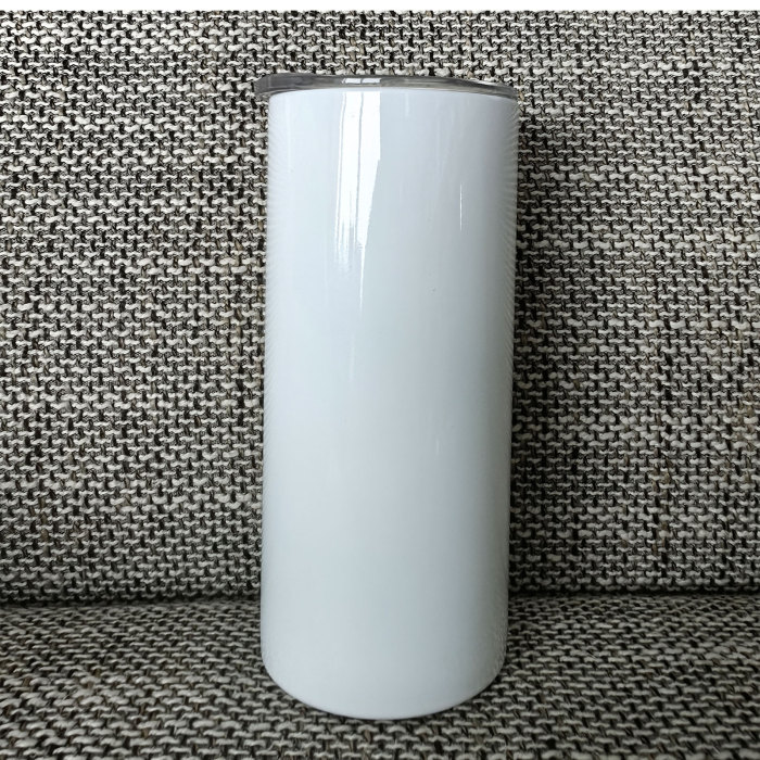 RTS US warehosue Flat Bottom 15oz Sublimation Straight Skinny Tumbler