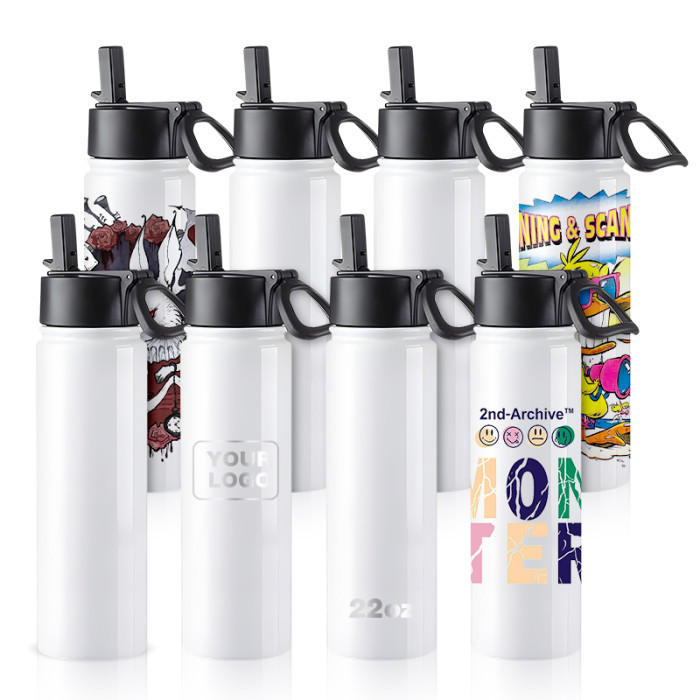 US Warehouse 22oz sublimation sports water bottle